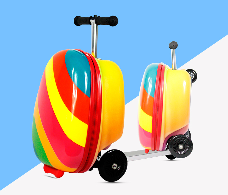 Kids Ride On Suitcase Scooter - Maleta de paseo para niños, maletas