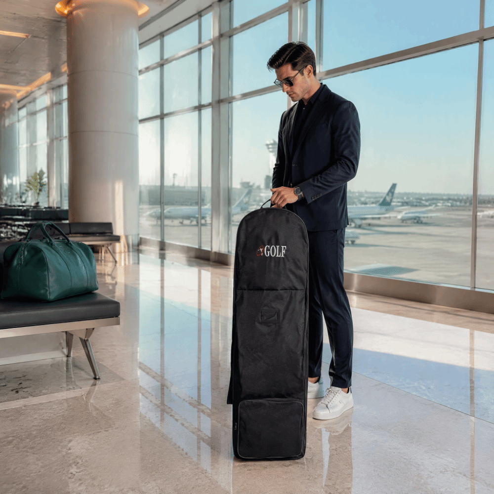 Foldable Rolling Luggage Bag - Bolsa de golf plegable con ruedas,