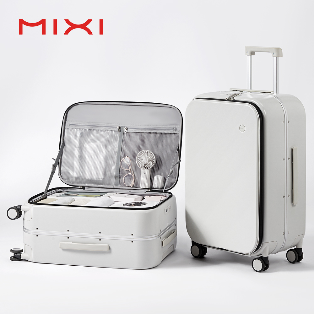 Aluminum Frame Carry On Luggage - Mixi nueva maleta con marco de