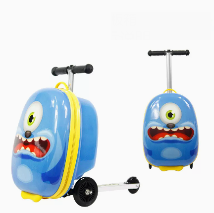 Kids Ride On Suitcase Scooter - Maleta de scooter para niños, maleta