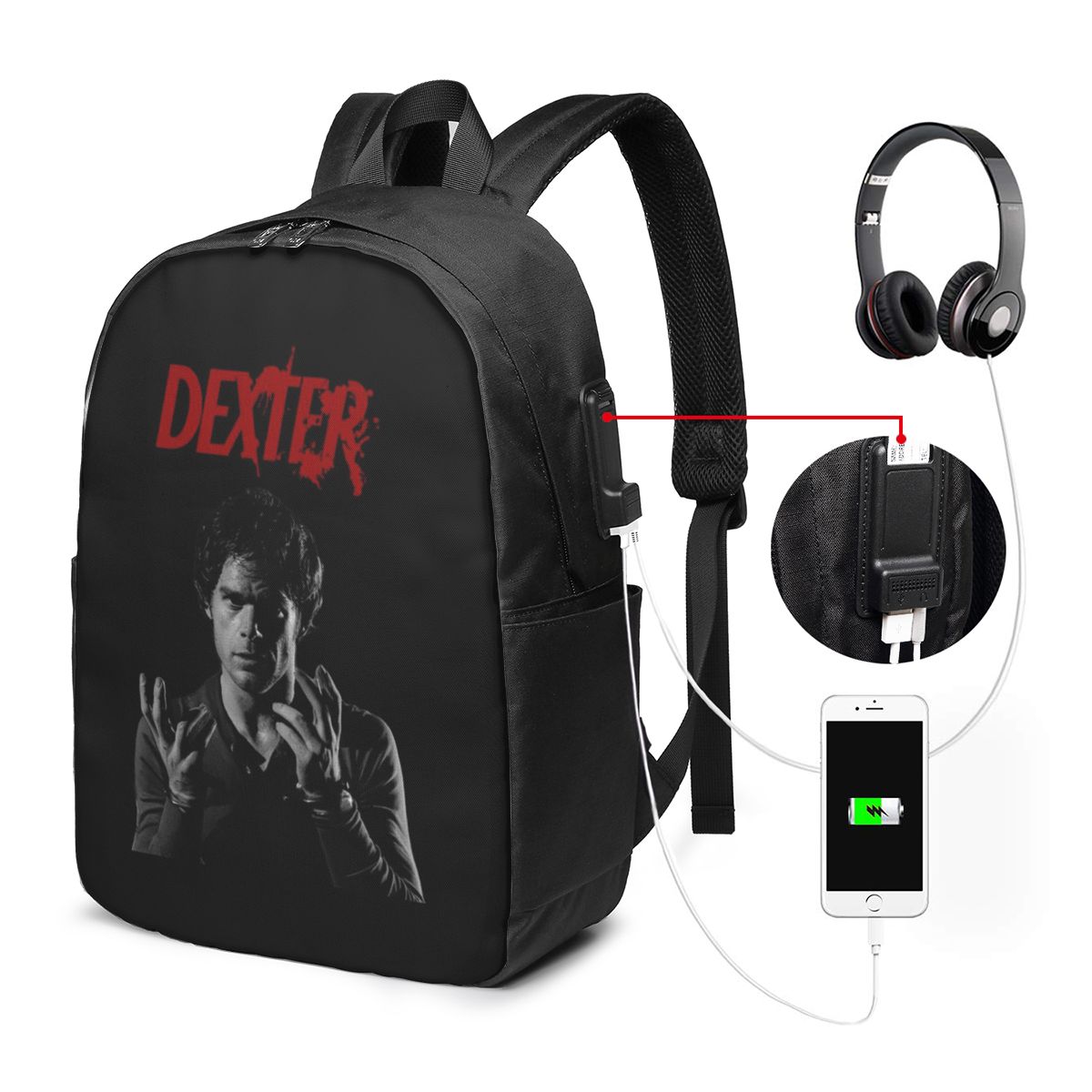 Backpacks - Mochila de la película Dexter Morgan,