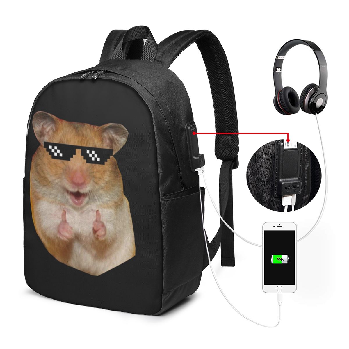 Mochila divertida con diseño d - Backpacks reseña y precio