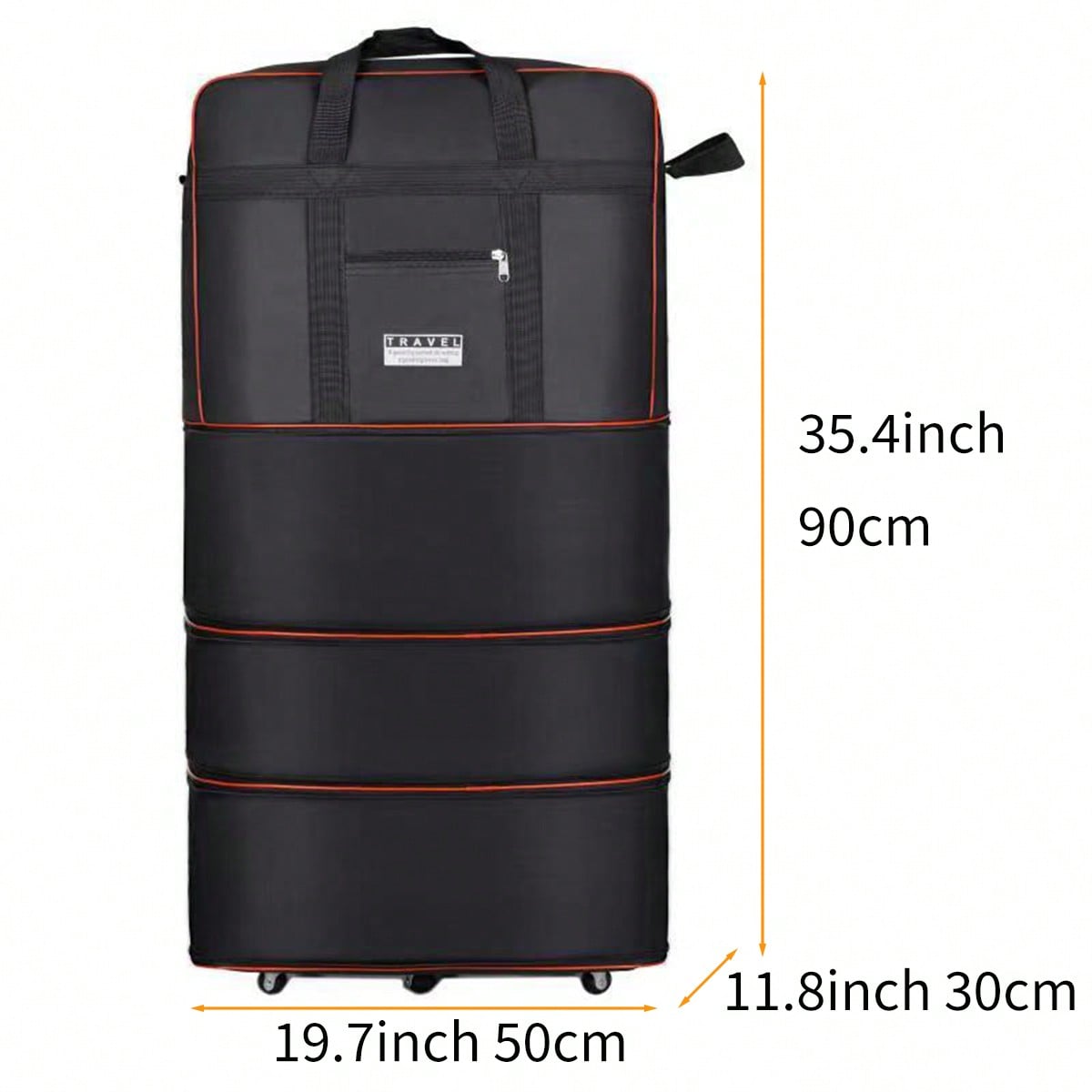 Bolsa de viaje plegable y con  - Foldable Rolling Luggage Bag reseña y precio