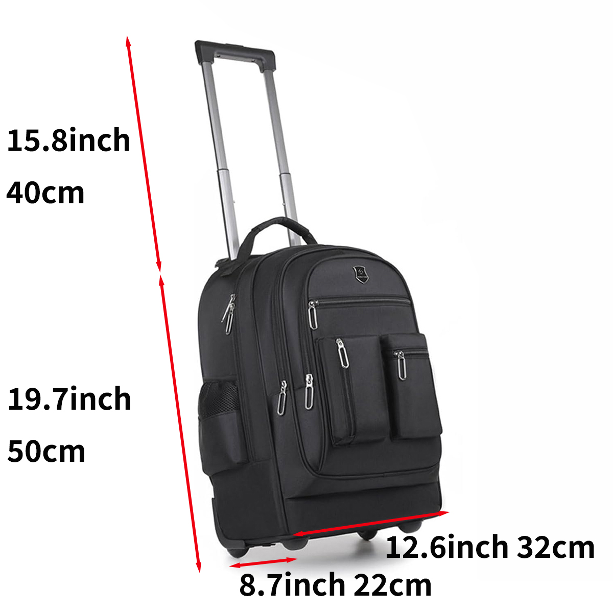 Mochila con ruedas, mochila pa - Foldable Rolling Luggage Bag reseña y precio