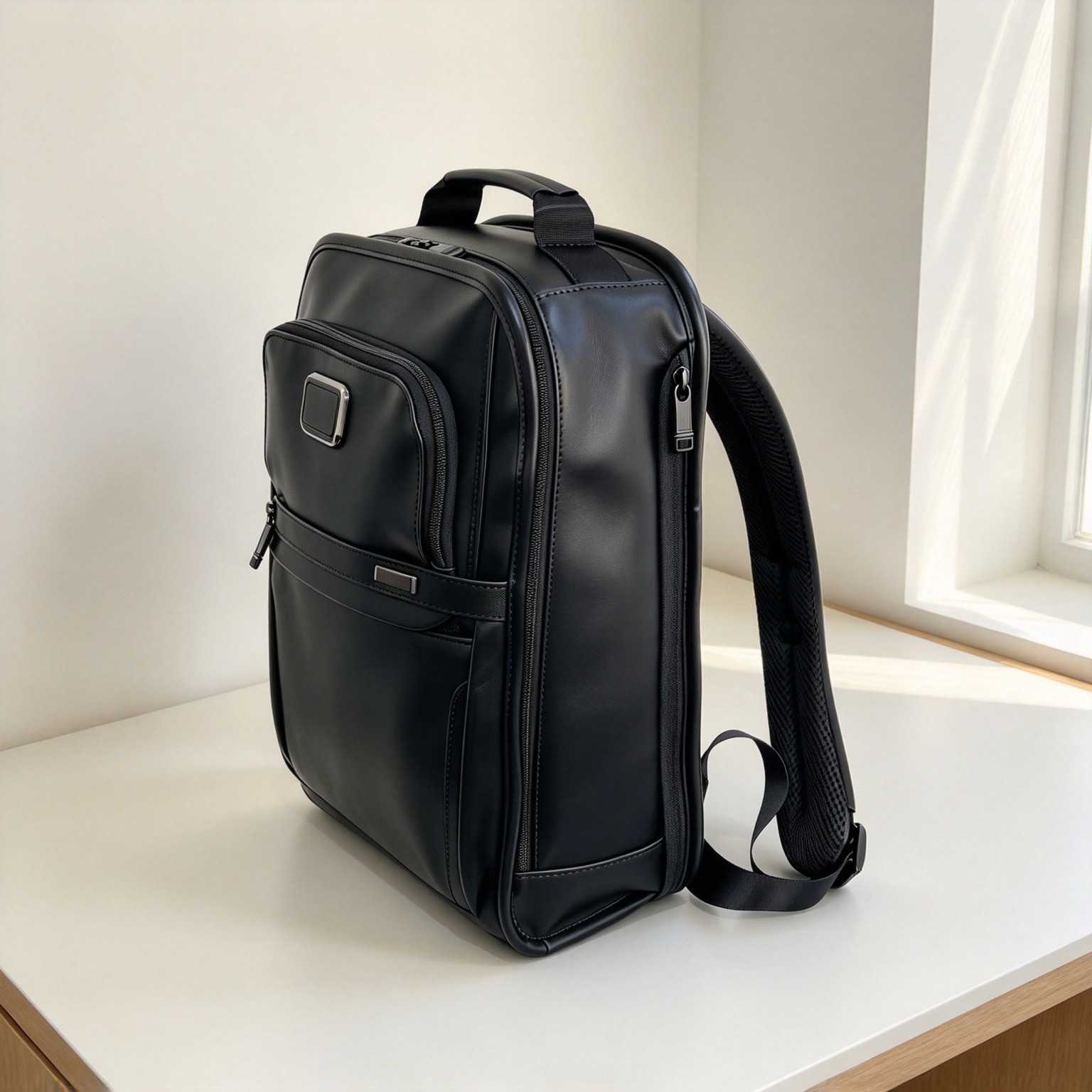 Mochila de cuero para portátil - Backpacks reseña y precio