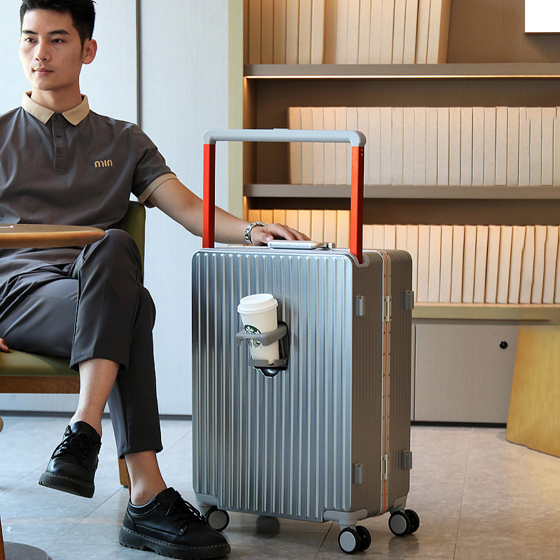 Nueva maleta con asa ancha con - Aluminum Frame Carry On Luggage reseña y precio