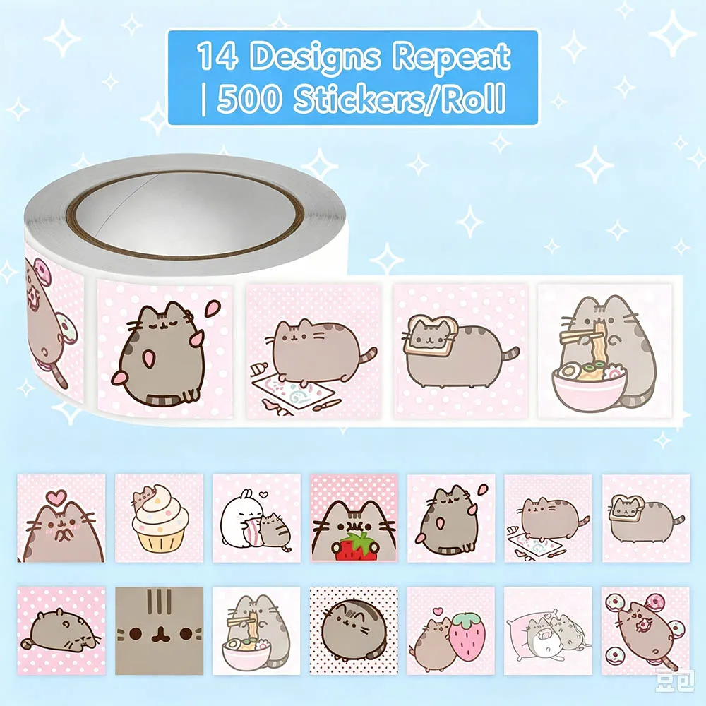 Hou 500 pegatinas de gato de d - Handbags reseña y precio