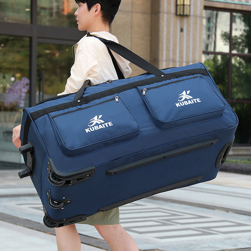 Bolsa de equipaje extragrande  - Foldable Rolling Luggage Bag reseña y precio