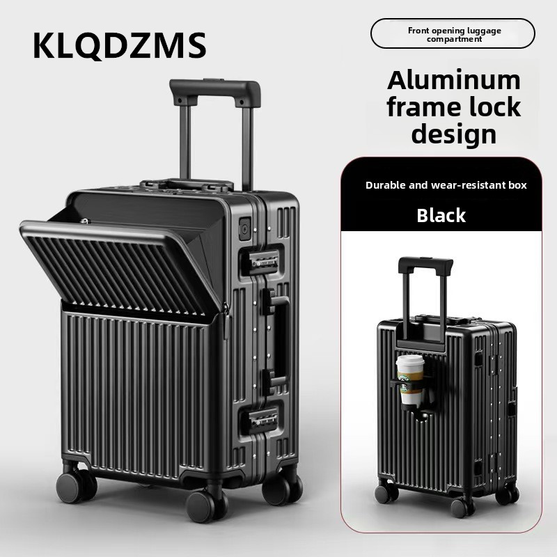 Maleta Multifuncional KLQDZMS  - Front Opening Laptop Luggage 24 Inch reseña y precio
