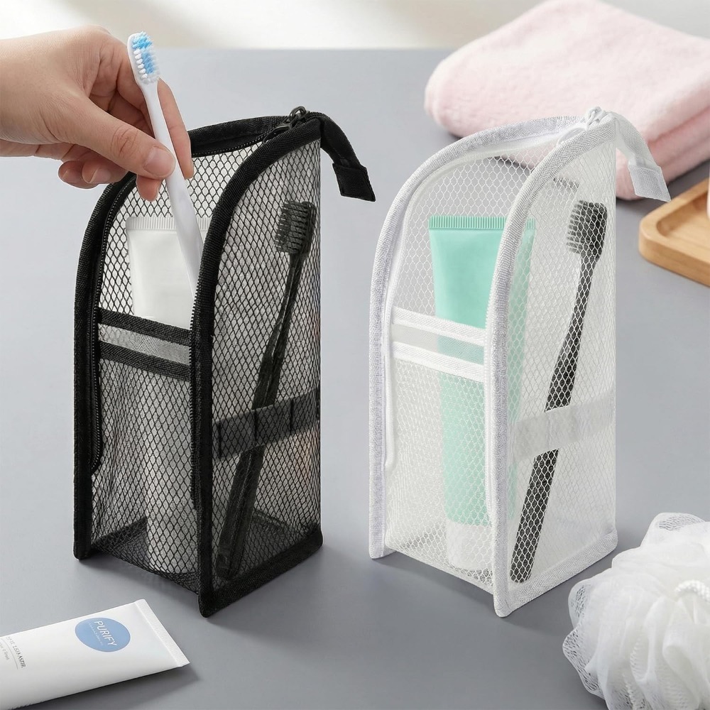 Bolsa de aseo de malla transpi - Cosmetic Bags reseña y precio